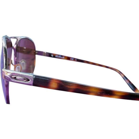 OAKLEY Sunglasses Polarized Sunglasses Oakley Feedback Brown Rose Gold Tortoises - Picture 5 of 9